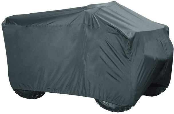 #8. PrimeShield Heavy-Duty Waterproof Large Quad ATV Motorcycle Cover (Black)