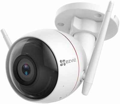4. EZVIV 2.4 G Wi-Fi Siren IP66 Weatherproof Night Vision 1080P Outdoor Security Camera