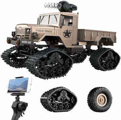 #7. REMOKING 4WD 2.4 GHz All-Terrain with Wi-Fi HD Camera RC Hobby Toy Military Truck