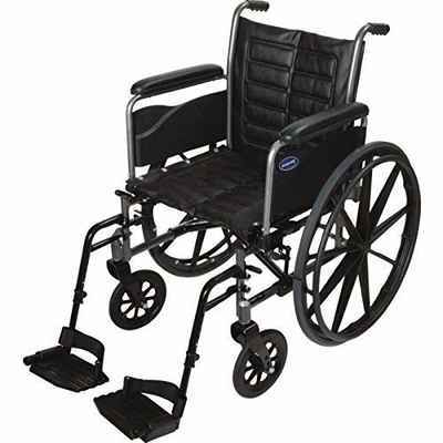 #3. INVACARE 20’’ Seat Ex2 T93HCP Full-Length 	Arm Tracer Wheelchair w/Heel Loops