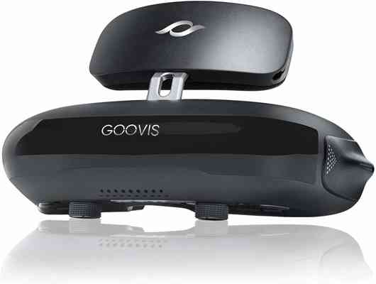 #9. GOOVIS G2 3D 4K Blu-ray Player Cinema VR Headset Theater Goggles for Gaming (Black)