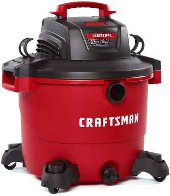 #5. CRAFTSMAN Heavy-Duty 16 Gallon CMXEVBE17595 HP Shop-Vac 6.5 Peak