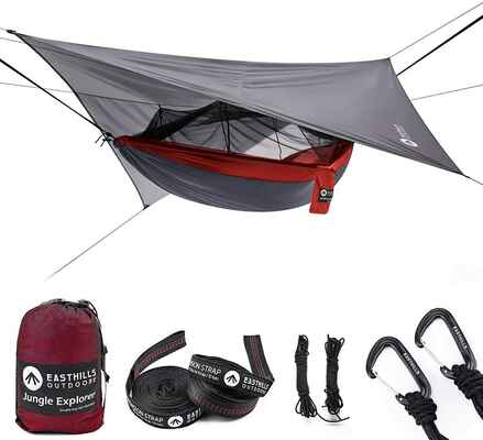 #4.  Easthills Outdoor Double Bug Ripstop Parachute Jungle Explorer Waterproof Hammock