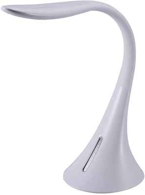 #4. Bostitch VLED 1821 White-BOS Dimmable Modern Gooseneck LED Desk Lamp w/USB Charging Port