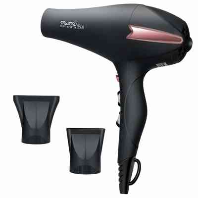 #5. TREZORO Professional Ionic Powerful 2200W Ceramic Hair Dryer (Black & Rose Gold)