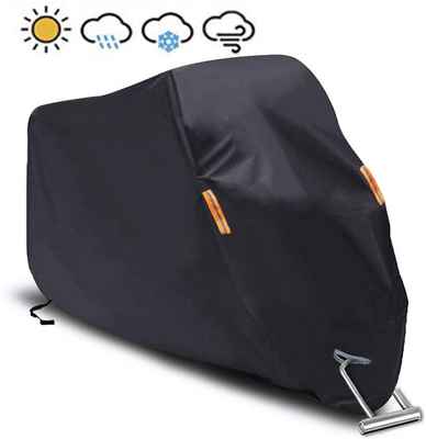 #9. SEAZEN 5 Layer Breathable Fabric Waterproof UV Protection Motorcycle Cover