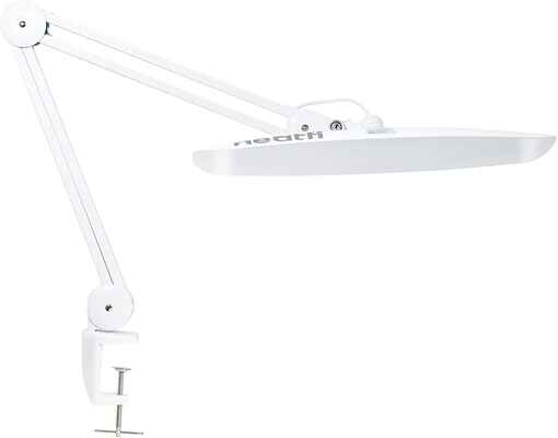 #1. Neatfi XL White 2200 Lumens 20'' Wide LED Task Lamp w/Clamp w/4 Level Brightness