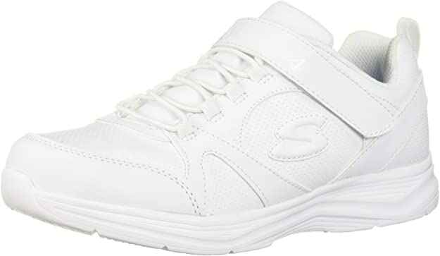 #8. Sketchers Lightweight Synthetic Sole Non-Marking Outsole Kid's Glimmer Kicks Sneaker