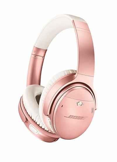 4. Bose QuietComfort Noise-Cancelling 35 II Wireless Bluetooth Headphones (Rose Gold)