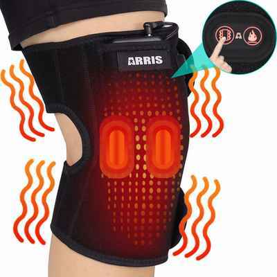 #8. ARRIS 7.4V Battery Heated Knee Brace Wrap W/Massage for Knee Injury & Muscle Pain Relief