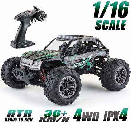 #6. Gxatt 1:16 All-Terrain 36Km/h 4WD 2.4GHz High-Speed RC Truck for Adults & Kids (Green)