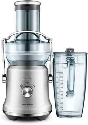 #3. Breville 70 Fl. Oz BJE530BSS1BUSI Cold Press Countertop Juice Fountain Centrifugal Juicer