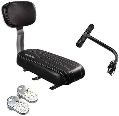 #9. Samyoung Bicycle Rear Seat Cushion Bike Back Seat Child Safety Cushion Armrest Handrail (Black)