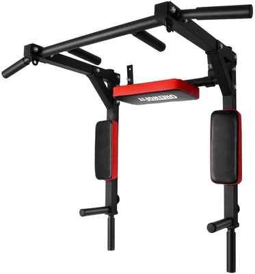 #4. ONETWOFIT OT126 Multi-Functional Wall-Mounted Chin Up Bar/Pull Up Bar