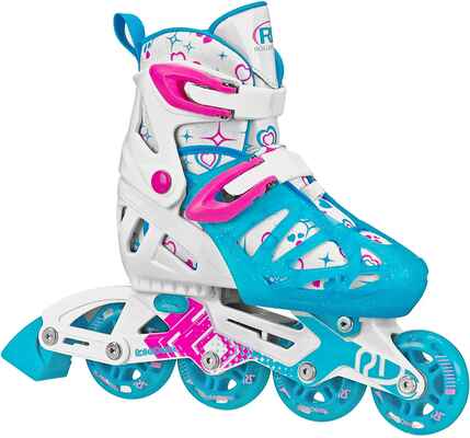 #10. Roller Derby Smooth Ride Indoor Girls Tracer Adjustable Inline Skates