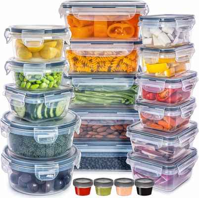 #8. Fullstar BPA-Free 20 Pcs Long-Lasting Clear Plastic Food Storage Container w/Lids