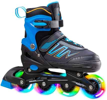 #7. Hiboy Adjustable Outdoor & Indoor Inline Skates w/All Light up Wheels