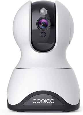 #8. CONICO 1080P HD Wireless Wi-Fi Surveillance Baby Pet Monitor w/Night Vision & Alexa