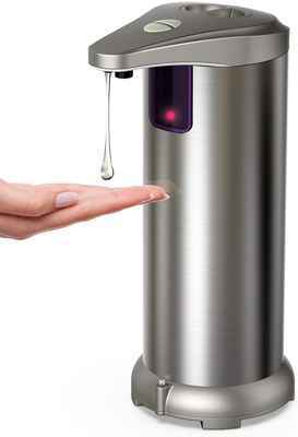#9. Slicillo Electric Stainless Steel Touchless Newest Auto-Hand Soap Dispenser