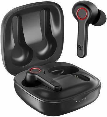 #9. Boltune BH020 Bluetooth V5.0 in-Ear Stereo 40H Playtime Built-in Mic Wireless Earbuds (Red)
