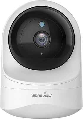 #10. WANSVIEW 1080P HD 2-Way Audio Q6-W Wi-Fi Night Vision Smart Baby Monitor Camera