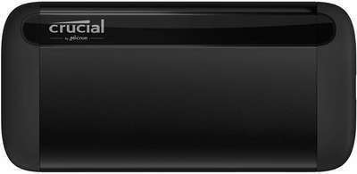 #4. Crucial USB-A CT1000X8SSD9 1050mb/s External Portable SSD for Backup & Storage