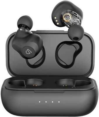 #10. SoundPEATS Dual Dynamic Bluetooth 5.0 Crossovers APTX Audio27H Playtime Wireless Earbuds