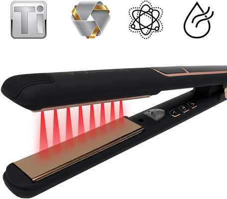 #1. Irresistible Me Black Diamond Titanium Infrared Professional Flat Iron Straightener