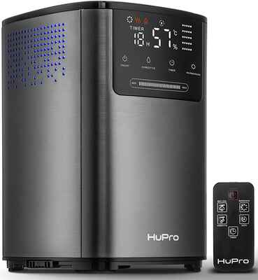 #8. Hupro 4L Capacity 30H Top-Filling Cool & Warm Ultrasonic Premium Mist Humidifier