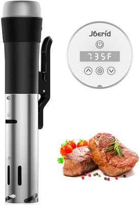#8. Joerid 1000W Stainless Steel Ultra-Quiet Water Sous Vide Cooker w/Accurate Temperature Timer