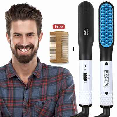 #9. Gabbay Electric Ceramic Ionic Beard Straightener Comb for Men's Hair Styling