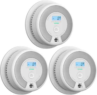 #1. X-sense Pack of Three UL 217 & UL 2034 Certified Carbon Monoxide Alarm Detector