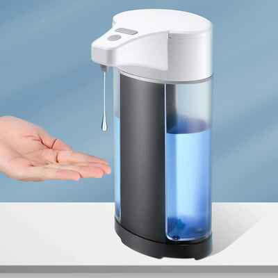 #2. LARMHOI IP X7 Waterproof Anti-Leakage Countertop 400ml Automatic Soap Dispenser