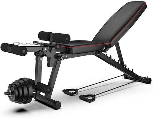 #8. WL Professional Foldable Adjustable Multi-Functional Bench Press for Full Body Workout Equipment