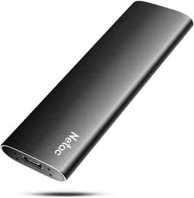 #9 NETAC ZSlim Aluminum Alloy 500mb/s 250GB Type-C Gen2 10GB/s Portable External SSD\