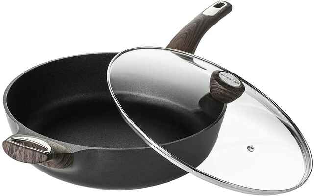#7. SENSARTE 12'' PFOA-Free Cooking Pan Healthy & Safe Cookware Nonstick Skillet Frying Pan