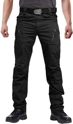 #3. SUSCLUDE Cargo Outdoor Men's Military Trousers Tactical Pants Ripstop Hiking Pant