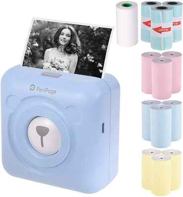 #9. Aibecy Bluetooth-enabled Glossy Photo Portable Mini Pocket Thermal Photo Printer
